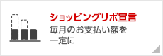 ショッピングリボ宣言　毎月のお支払い額を一定に