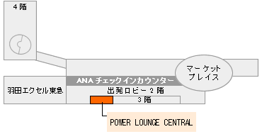 羽田空港 エアポートラウンジ／SKY LOUNGE